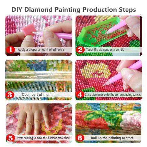 DIY 5D Diamond Painting by Number Kit, Two Owls Crystal Rhinestone Embroidery Cross Stitch Arts Craf