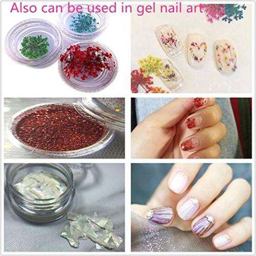 Frenshion 5 Pieces 30ML Crystal Epoxy Resin UV Glue,1 Pcs Mini UV LED Lamp, 1 Tweezer 3 Kit Set Deco