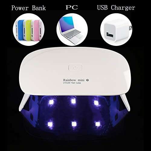 Frenshion 5 Pieces 30ML Crystal Epoxy Resin UV Glue,1 Pcs Mini UV LED Lamp, 1 Tweezer 3 Kit Set Deco