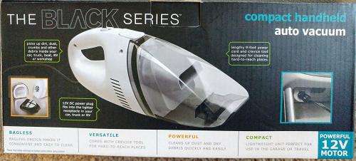 The Black Series Compact Handheld Auto Vacuum