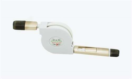 2-for-1 Digitway Retractable 2-in-1 USB 2.0 Charging Cable