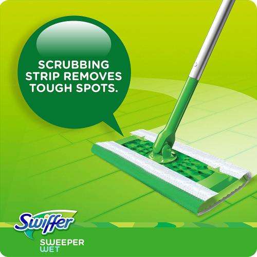 Swiffer Sweeper Wet Mopping Pad Multi Surface Refills for Floor Mop, Open Window Fresh scent, 32