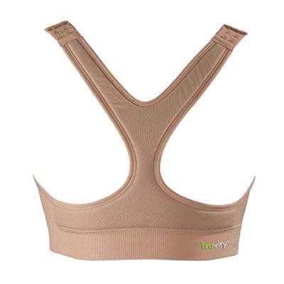 Bravity Women Anti-Wrinkle Cleavage Sleep Bra/Seamless & Adjustable-M