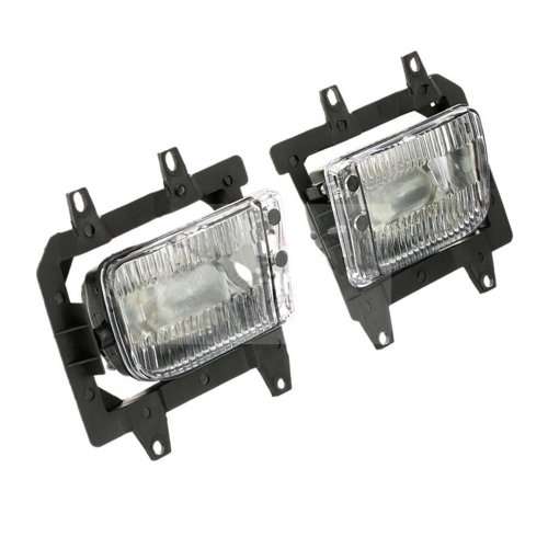 For BMW E30 3 Series 1985~1993 Clear Color Lens Auto Fog Lamp Car Front Bumper Grille Driving Lamps