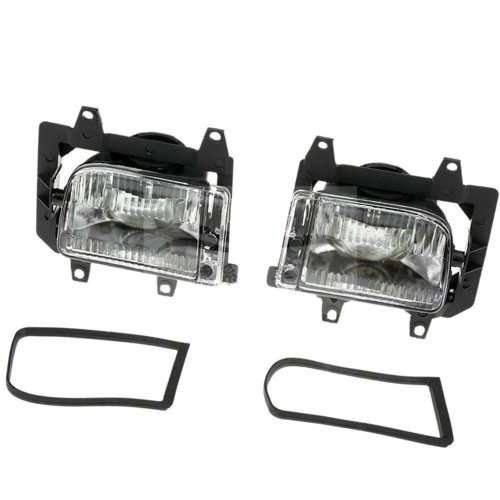 For BMW E30 3 Series 1985~1993 Clear Color Lens Auto Fog Lamp Car Front Bumper Grille Driving Lamps