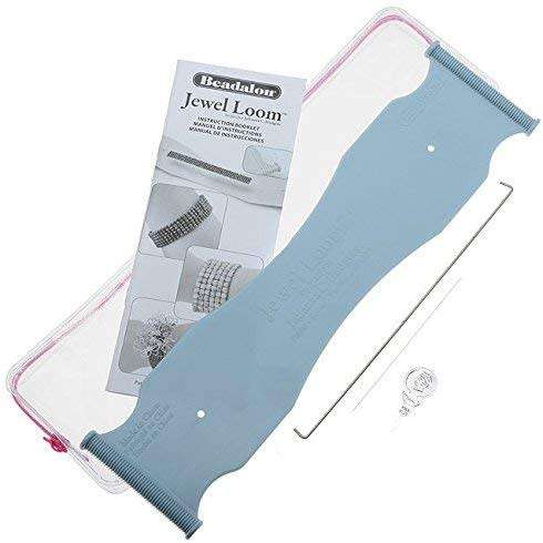 Beadalon Jewel Loom Kit: Beading Loom, Needle, Threader, Pouch