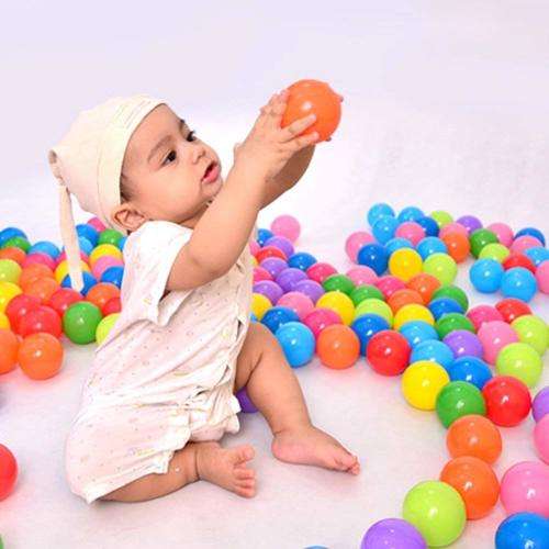 Vktech Jocestyle Colorful Ball Soft Plastic Ocean Balls Funny Baby Kid Swim Pit Toy