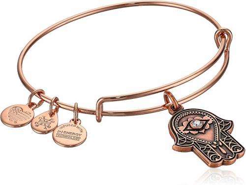 Alex and ANI Hand of Fatima III Bangle Bracelet Expandable