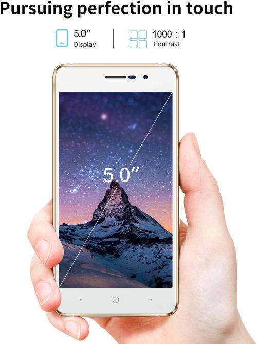 DOOGEE X10 Android 5 Inch Mobile Phones Silver