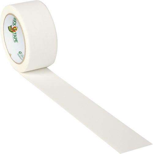 Duck Brand 1265015 Color Duct Tape, White, 1.88 Inches x 20 Yards, Single Roll