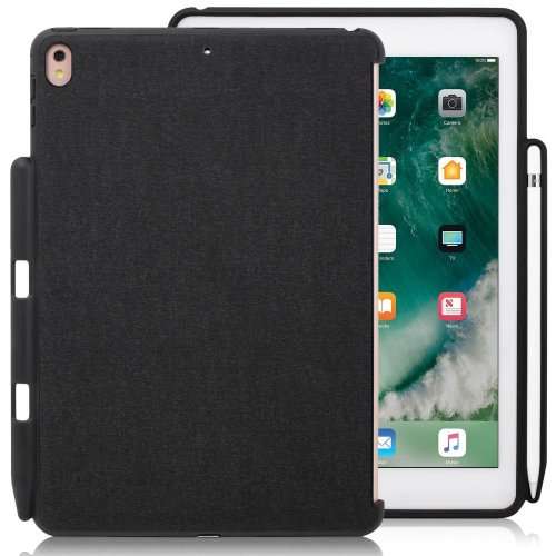 KHOMO - iPad Pro 10.5 Inch & iPad Air 3 2019 Charcoal Gray Color Case With Pen Holder - Companion Co