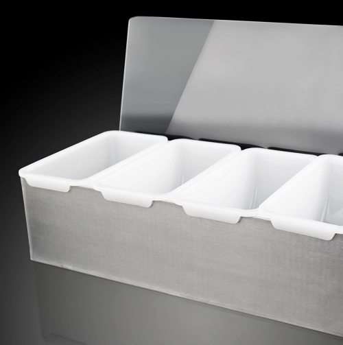 New Star Foodservice 48049 Stainless Steel Condiment Dispenser with 6 Compartments