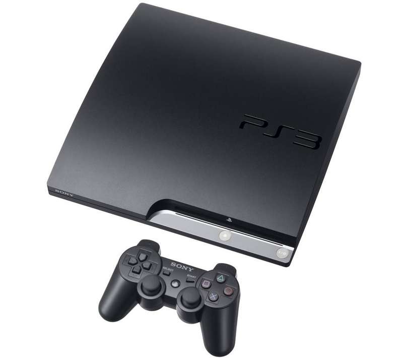 PS3 SLIM CONSOLE 320GB + CONTROLLER + 2 GAMES