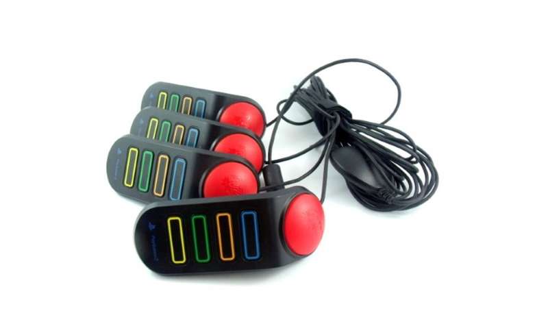 BUZZ PS2 CONTROLLERS (BUZZERS, ORIGINAL PRODUCT)