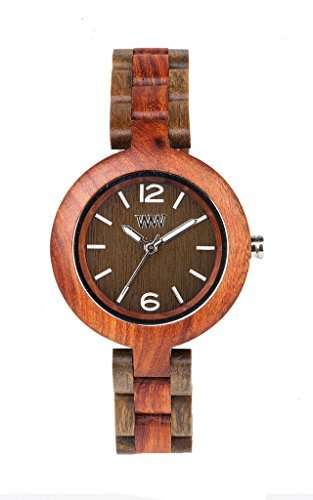 ORIGINAL WeWOOD WOMENS MIMOSA BROWN WOOD WATCH