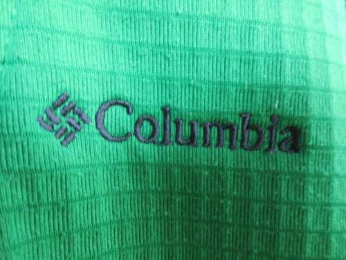COLUMBIA MENS 'S HALF ZIP GREEN JERSEY L