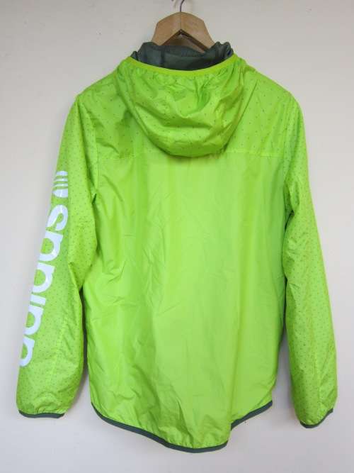 ADIDAS WOMENS LIME/GREEN ACTIVE HOODED JERSEY M