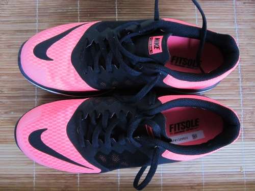 NIKE WOMEN'S PINK/BLACK FS LITE RUN 3 RUNNING SHOES SIZE 6.5