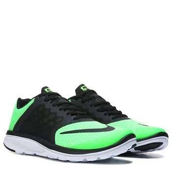 NIKE MEN'S GREEN/BLACK FS LITE RUN 3 RUNNING SHOES SIZE 9.5