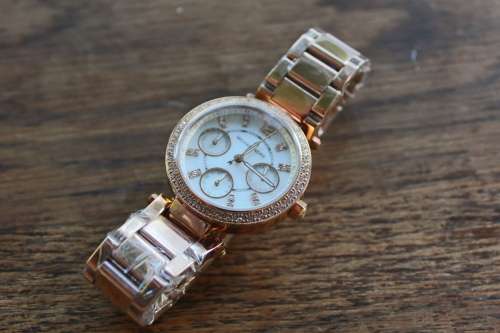 MICHEAL KORS PARKER MK5616 ROSE GOLD DAYDATE QUARTZ WOMENS WATCH