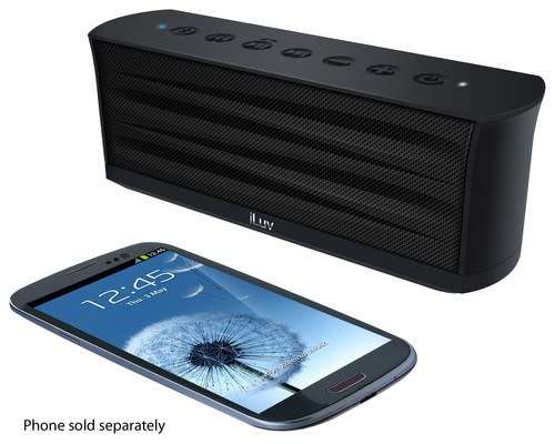 iLUV MOBIOUT RECHARGEABLE SPLASH-RESISTANT BLUETOOTH PORTABLE SPEAKER (NEW!!!)