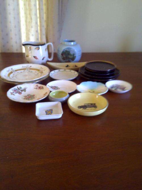 LOVELY COLLECTION OF 16 EARLY PLATES AND DISHES(SHELLEY ETC).SEE OTHER PIC.NO RESERVE!!!