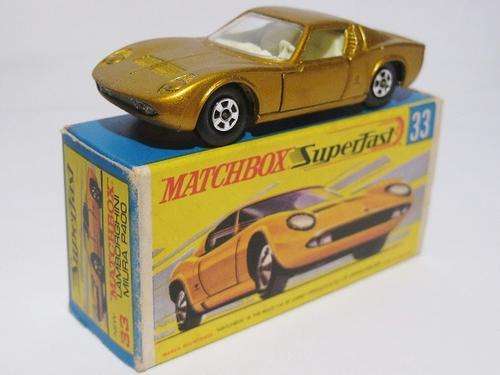 ***CrAzY*** Superfast #33c Rare SOLID Wheels LAMBORGHINI MIURA - Mint in Box!! grab a bargain!!