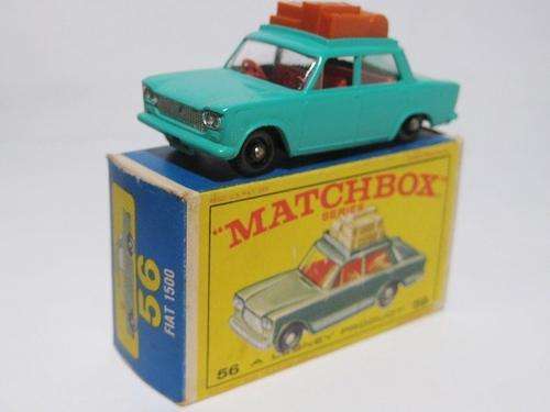 ***CrAzY*** Matchbox #56b FIAT 1500 Paler Turquoise - Mint in Box!! grab a bargain!