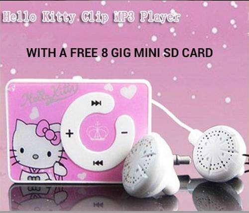 Hello Kitty MP3""FREE 8 GIG MINI SD CARD""(WORTH R150.00)
