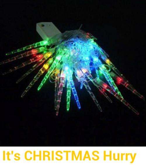 "3 ON AUCTION" 5 Meter 28L LED Lights "IT ALMOST CHRISTMAS HURRY"