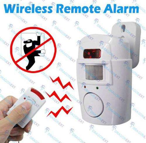 Remote battery alarm sensor with two remotes