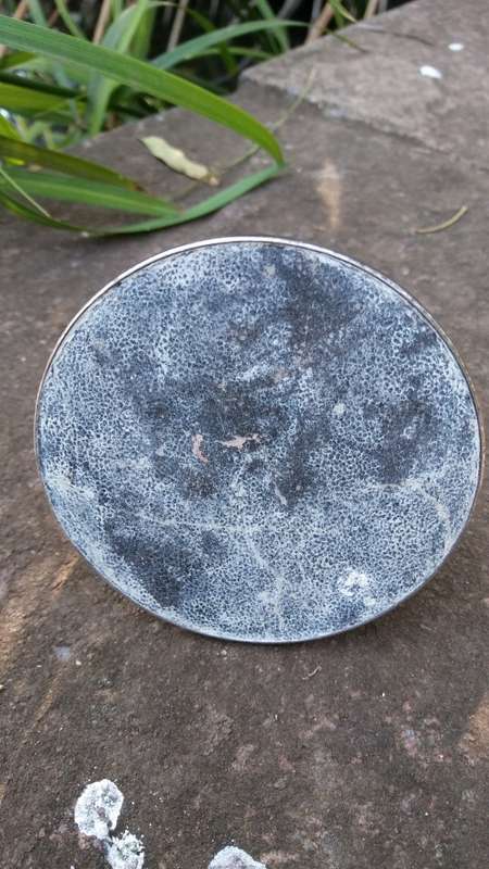 H.C.D 1911 Antique Sterling Silver Ink Well