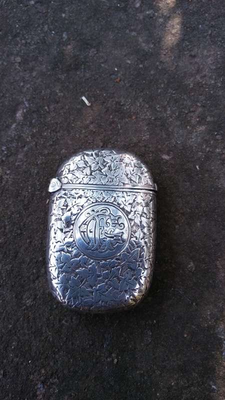 1894 Sterling Sliver Vesta Case/Match Safe