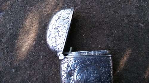 1894 Sterling Sliver Vesta Case/Match Safe