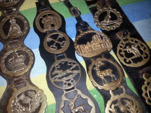 HORSE BRASS ON STRAPS (FOR JOHAN)
