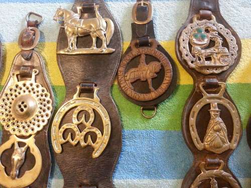 HORSE BRASS ON STRAPS (FOR JOHAN)