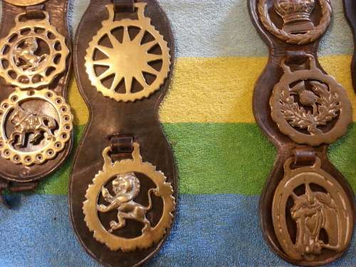 HORSE BRASS ON STRAPS (FOR JOHAN)