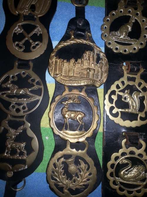 HORSE BRASS ON STRAPS (FOR JOHAN)