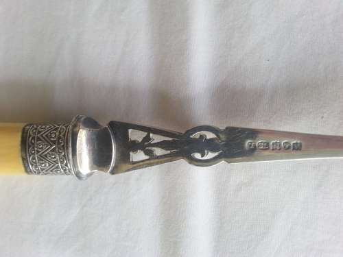 ANTIQUE STILTON SCOOP - ARMY & NAVY CO-OPERATIVE SOCIETY MAKERS MARK