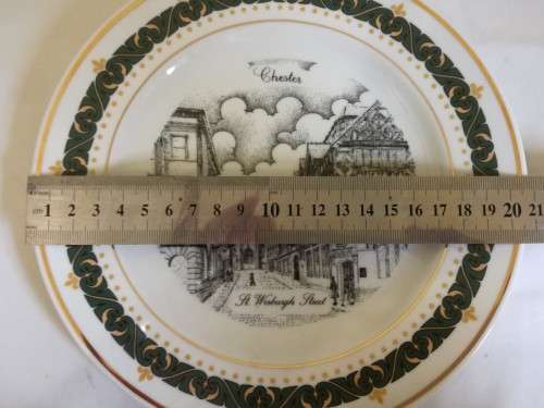 CHESTER - WESBURGH STREET PLATE  - GERALD SWAN LIMITED EDITION PLATE