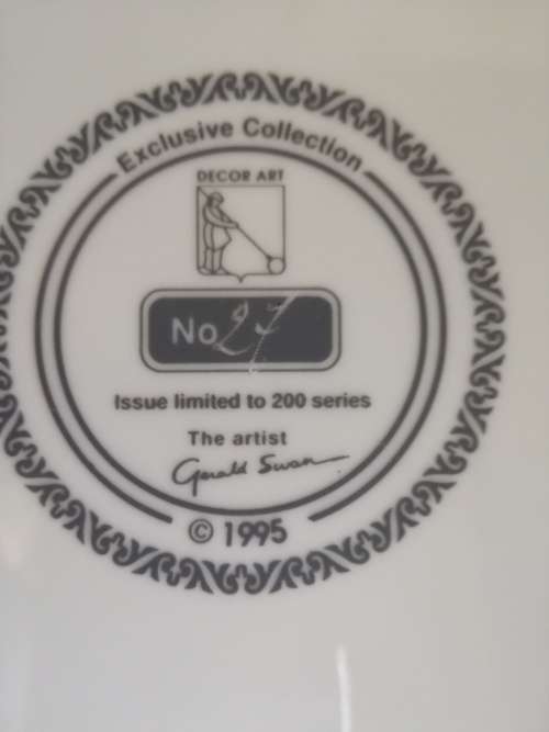 CHESTER - WESBURGH STREET PLATE  - GERALD SWAN LIMITED EDITION PLATE