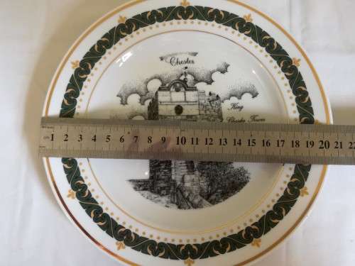 GERALD SWAN LIMITED EDITION PLATE - CHESTER - KING CHARLES TOWER
