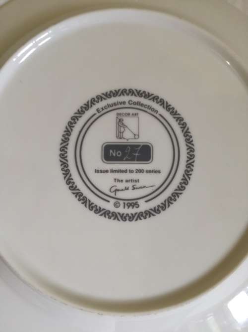 GERALD SWAN LIMITED EDITION PLATE - CHESTER - KING CHARLES TOWER