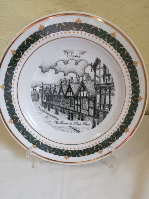 LIMITED EDITION PLATE - GERALD SWAN - OLD HOUSES IN PARK STREET