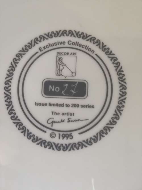 LIMITED EDITION PLATE - GERALD SWAN - CHESTER - THE EASTGATE