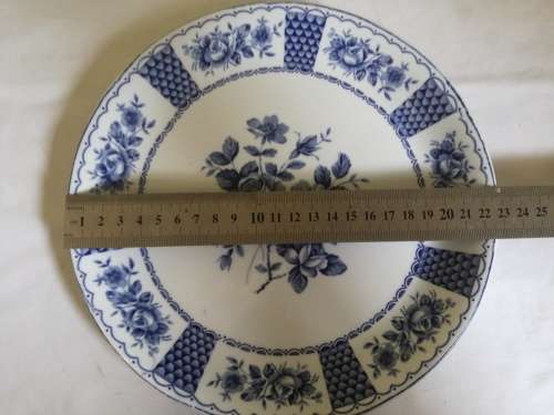 MELODY - ALFRED MEAKIN - BLUE DECORATIVE PLATE - 23 CM