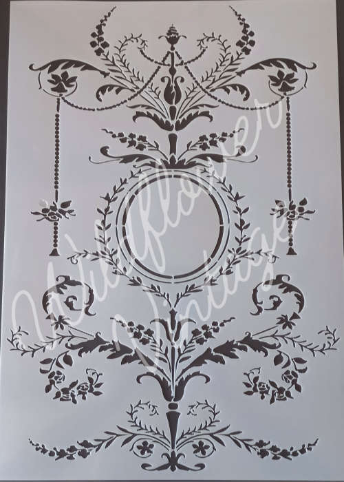 A3 HIGH QUALITY CRAFT STENCIL-FRAME SCROLL SET - 021