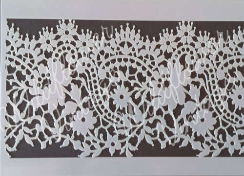 A5   HIGH QUALITY CRAFT STENCIL - FRENCH LACE - 002