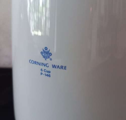 VINTAGE CORNINGWARE 6  CUP COFFEE PERCULATOR
