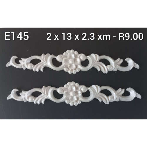PEDIMENT RESIN EMBELLISHMENT FURNITURE/CRAFTS